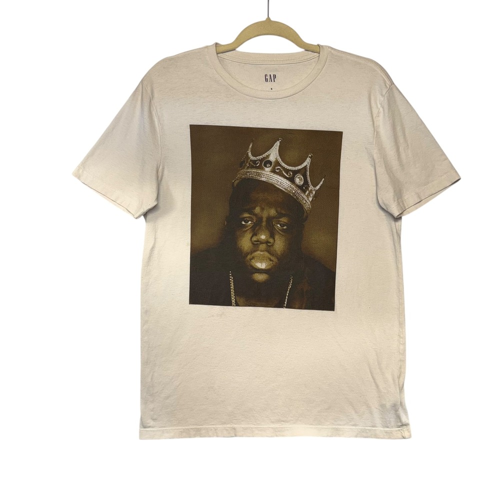 GAP‎ Biggie Smalls Notorious BIG Graphic T Shirt Vintage Hip Hop 90s Collector S